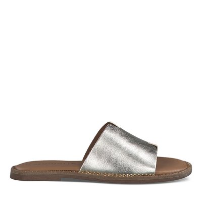 Mules plates en cuir TAMARIS