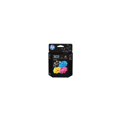 Cartouche d'encre 303 noire + 3 couleurs HP