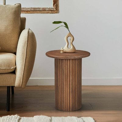 Kallan Fluted Round Side Table ÉDITÉ