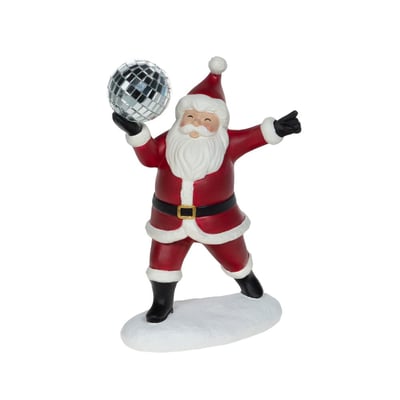 Père Noël disco 19 cm en résine AMADEUS