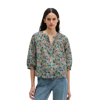 Blouse imprimée relaxed en voile de coton imprimé MARC O'POLO