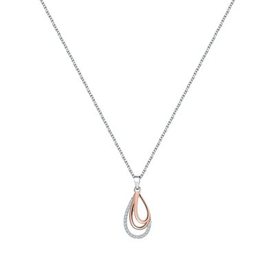 Collier en argent 925 et oxyde de zirconium CLEOR