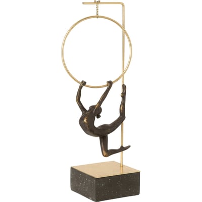 Figurine gymnaste au cerceau en résine RECOLLECTION