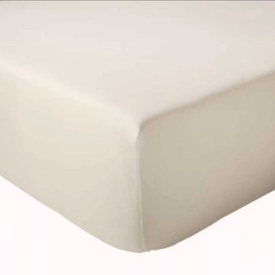 Drap Housse Uni bonnet 30 cm 100% Coton TRADILINGE