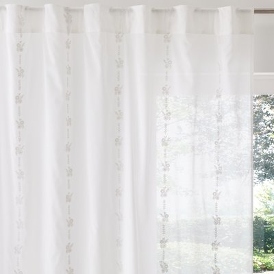 Tenda ricamata, patte nascoste, cotone, Theoline LA REDOUTE INTERIEURS