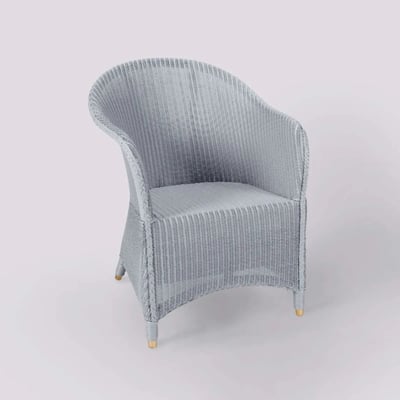 Fauteuil Lloyd Loom SIDONIE Jaune Passé KOK