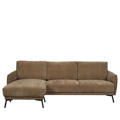Canapé d'angle gauche en tissu chenille - Harper DUTCHBONE