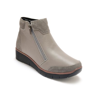 Boots double zip compensées PEDICONFORT
