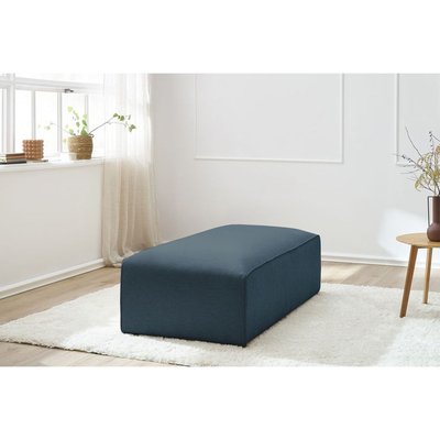 Pouf tissu chiné, MEGEVE BOBOCHIC