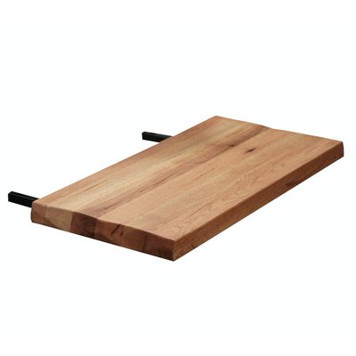 Rallonge pour les tables en chêne huilé bords naturels 200 et 240 cm PALERME (50 cm) PIER IMPORT