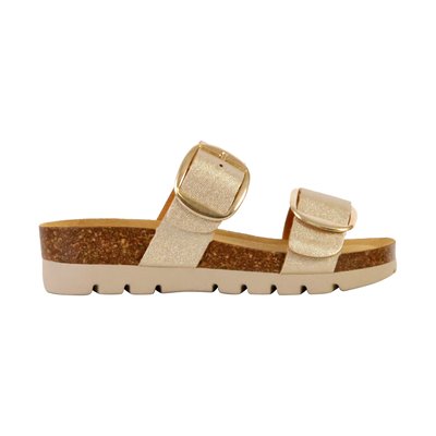 Mules Compensée Cuir Combarro PLAKTON