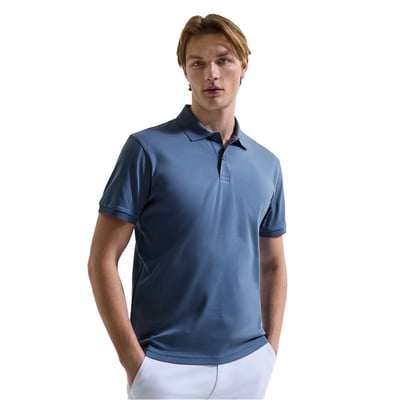 Polo uni manches courtes en coton PREMIUM ASQUITH & FOX