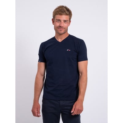 T-shirt Col V Pur Coton Nerij RITCHIE
