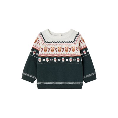 Pull jacquard de Noël NOEL VERTBAUDET