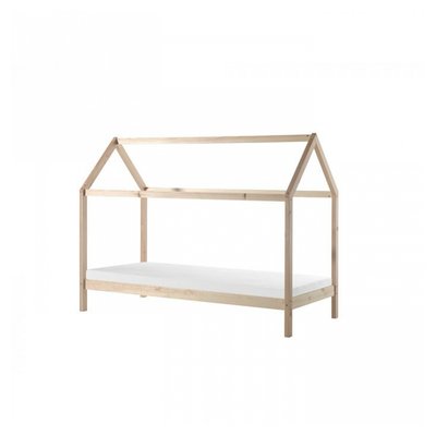 Dallas Lit LP Naturel + Matelas Basic Cool epaisseur VIPACK
