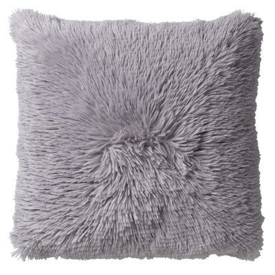 Housse de coussin Fluffy - Gris, 45x45 cm DUTCH DECOR
