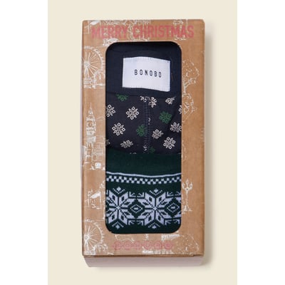 Coffret boxer X paire de chaussettes BONOBO