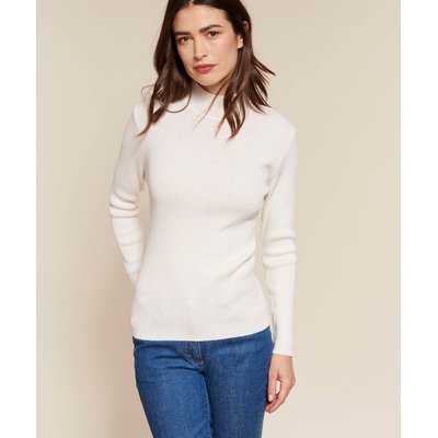 Pull col montant en laine mérinos DAMART