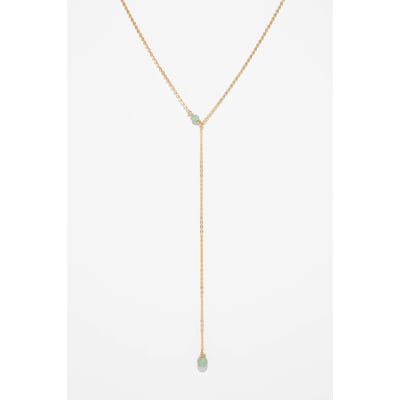 Collier Vice versa Stella - Emeraude/Aventurine YAY PARIS
