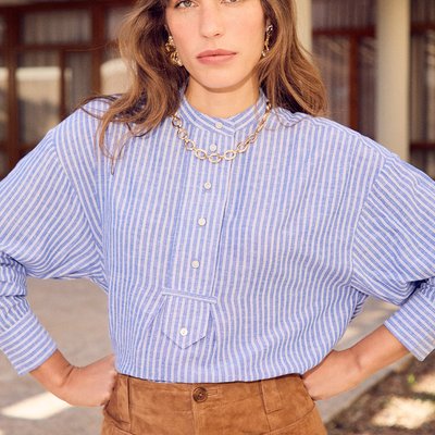 Chemise oversize rayée PROMOD