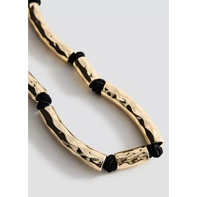 Collier pièces métalliques irrégulières MANGO