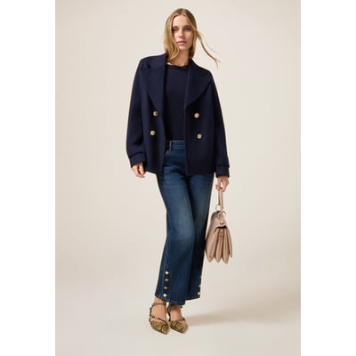 Jean regular avec boutons décoratifs OLTRE