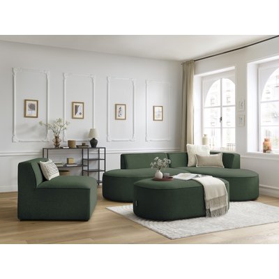 Chauffeuse pour canapé modulable 1 place(s) en tissu chiné, ROUSSEAU BOBOCHIC