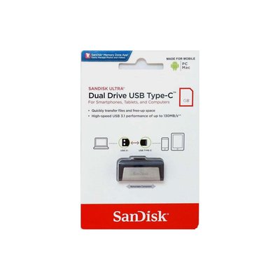 Clé USB Ultra Dual Drive USB + USB Type C 64GB SANDISK