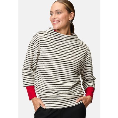 Sweatshirt milleraies à manches 3/4 ZERO