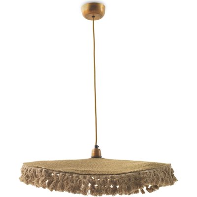 Suspension en fibres naturelles tressées avec franges élégantes RECOLLECTION