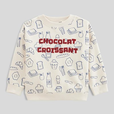 Sweat imprimé en coton BIO GOTS MONOPRIX