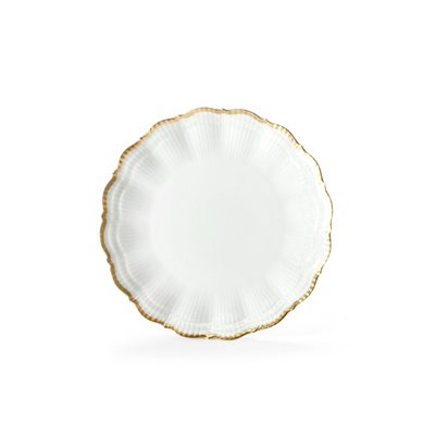 Coffret 6 assiettes dessert - CORAIL BLANC MEDARD DE NOBLAT