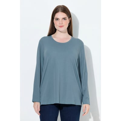 T-shirt décontracté à col rond et manches ULLA POPKEN