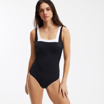Costume da bagno intero, dettaglio a contrasto ANNE WEYBURN
