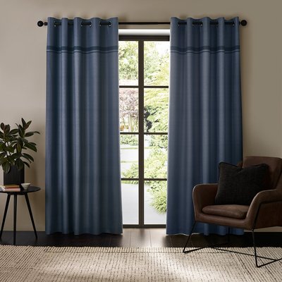 Melville Lined Eyelet Curtains CATHERINE LANSFIELD