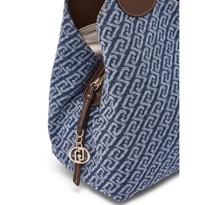 Sacoche moyenne effet denim LIU JO