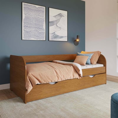 Lit banquette gigogne Bois massif  EZRA AKITEN RETAIL