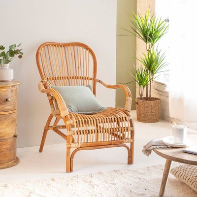 Rattan fauteuil best sale