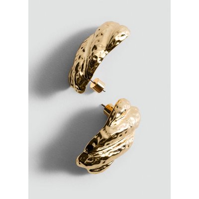 Boucles d'oreilles texturées relief MANGO
