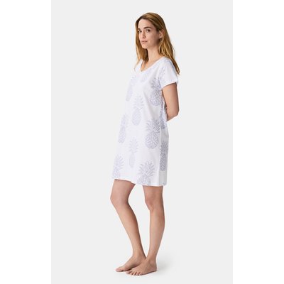 Chemise de nuit en coton, imprimé Ananas ARTHUR