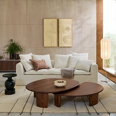 Couchtisch Guimel, Nussbaum massiv AM.PM