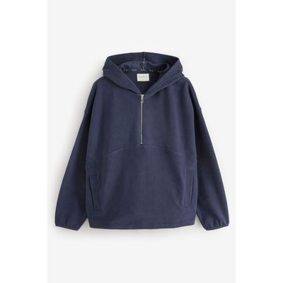Sweat à capuche demi-zippé en polaire NEXT