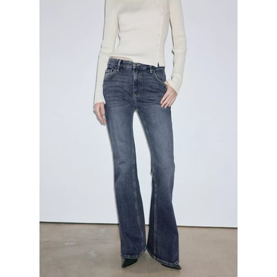 Jean flare taille haute MANGO