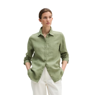 Blouse en lin regular en qualité légère MARC O'POLO