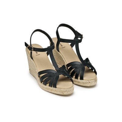 Sandalen met sleehak en vierkante neus Gelsa GEOX