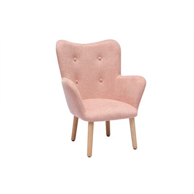 Fauteuil enfant scandinave en tissu et bois BABY BRISTOL MILIBOO
