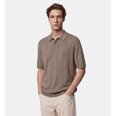Polo tolico maille pointelle coton GALERIES LAFAYETTE