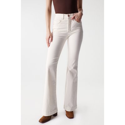 JEAN FAITH PUSH IN FLARE ÉCRU SALSA JEANS