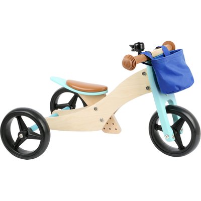 Draisienne Tricycle 2 en 1 Turquoise SMALL FOOT COMPANY