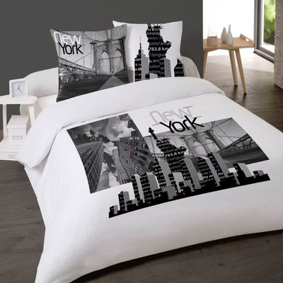 Housse De Couette  New York  100% Coton DECORATIE